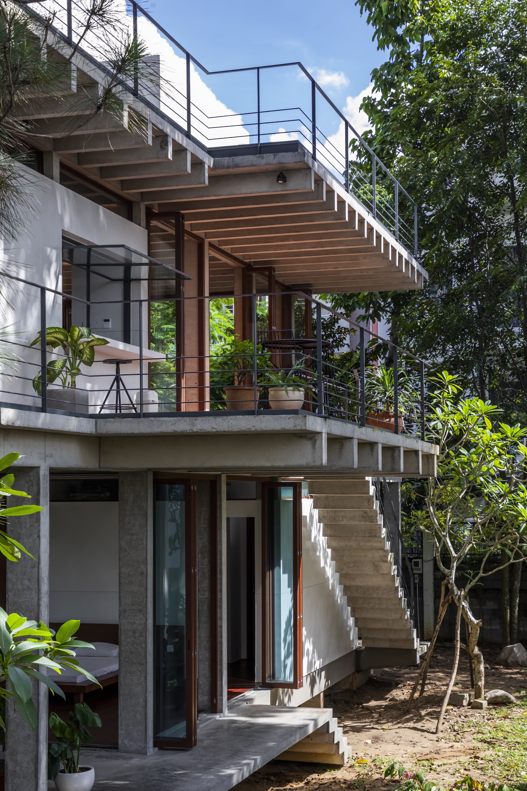 Thu Duc 漂浮住宅丨越南胡志明市丨Sanuki Daisuke architects-41