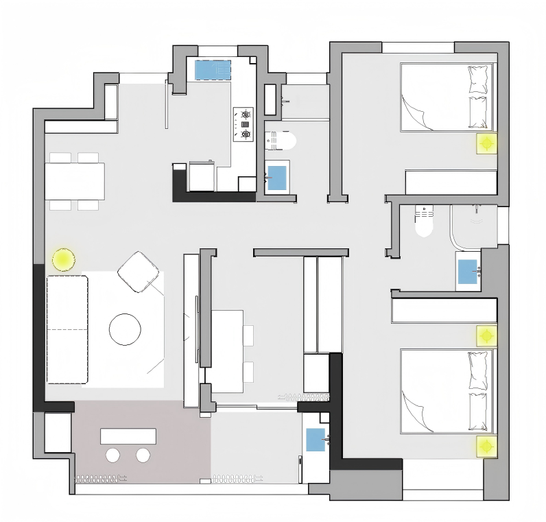 98㎡ 月光叙事 · 「夕庭流明,居游自在」丨中国南京丨LAB-16