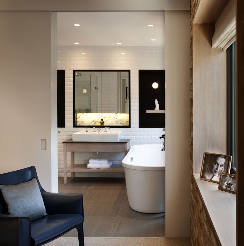 豪华别墅 现代风格伦敦漂亮优雅的三层住宅设计-12