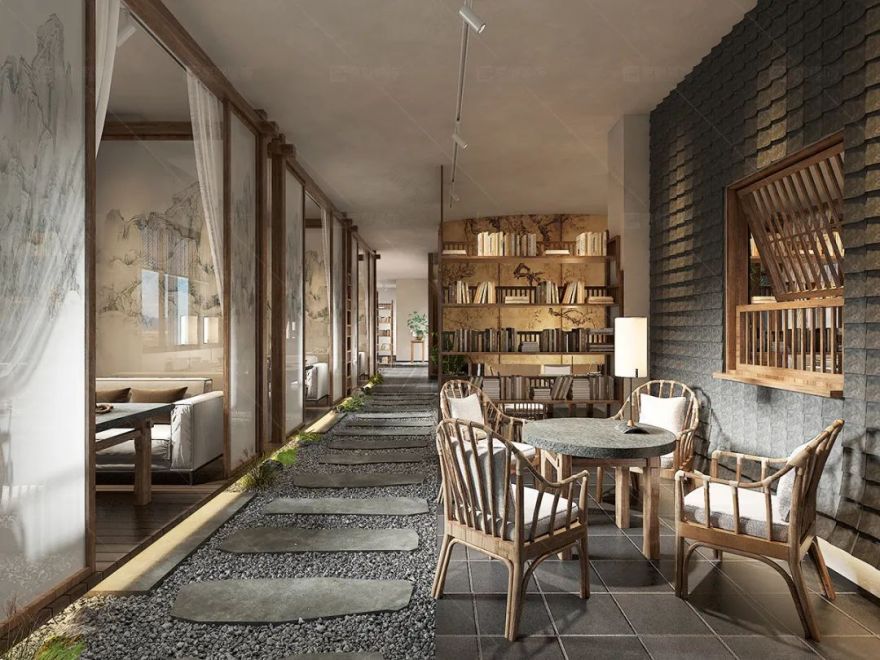 宜宾 · 东方禅意茶餐厅设计,穿越千年的中式美丨中国宜宾丨深圳京创装饰集团-19