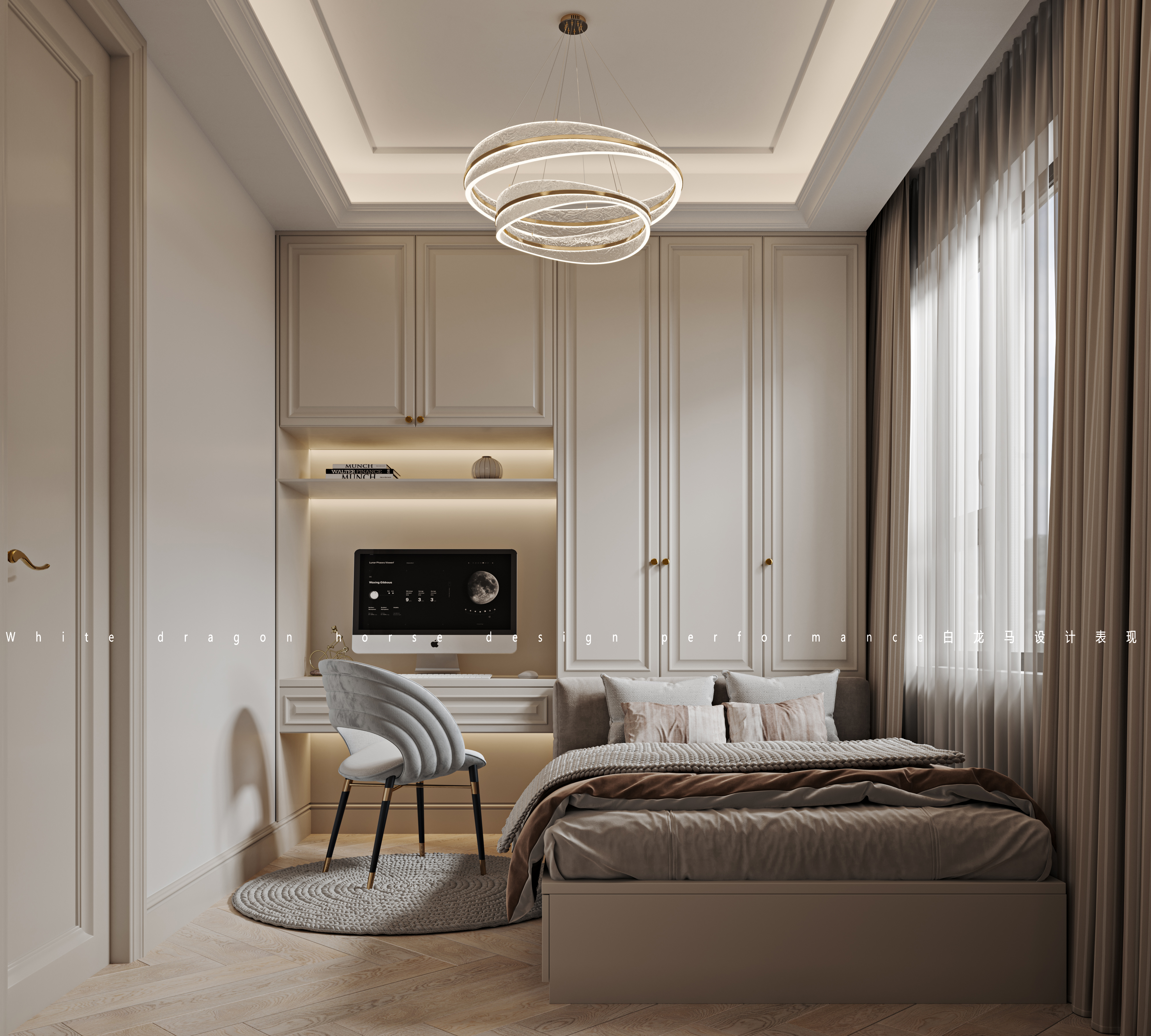 简美风格——白龙马效果图-1