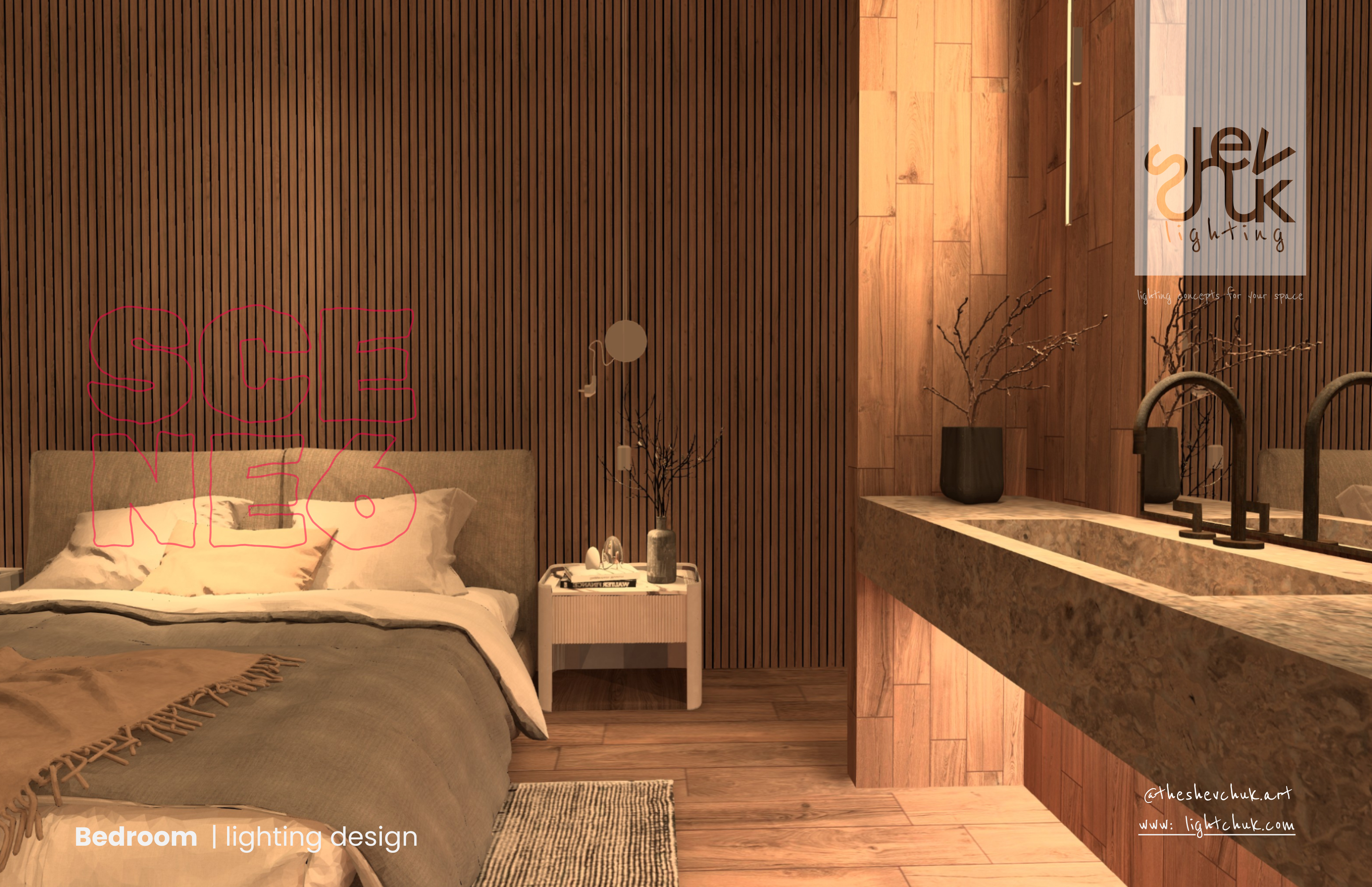 BEDROOM LIGHTING DESIGN | Dialux Evo-7