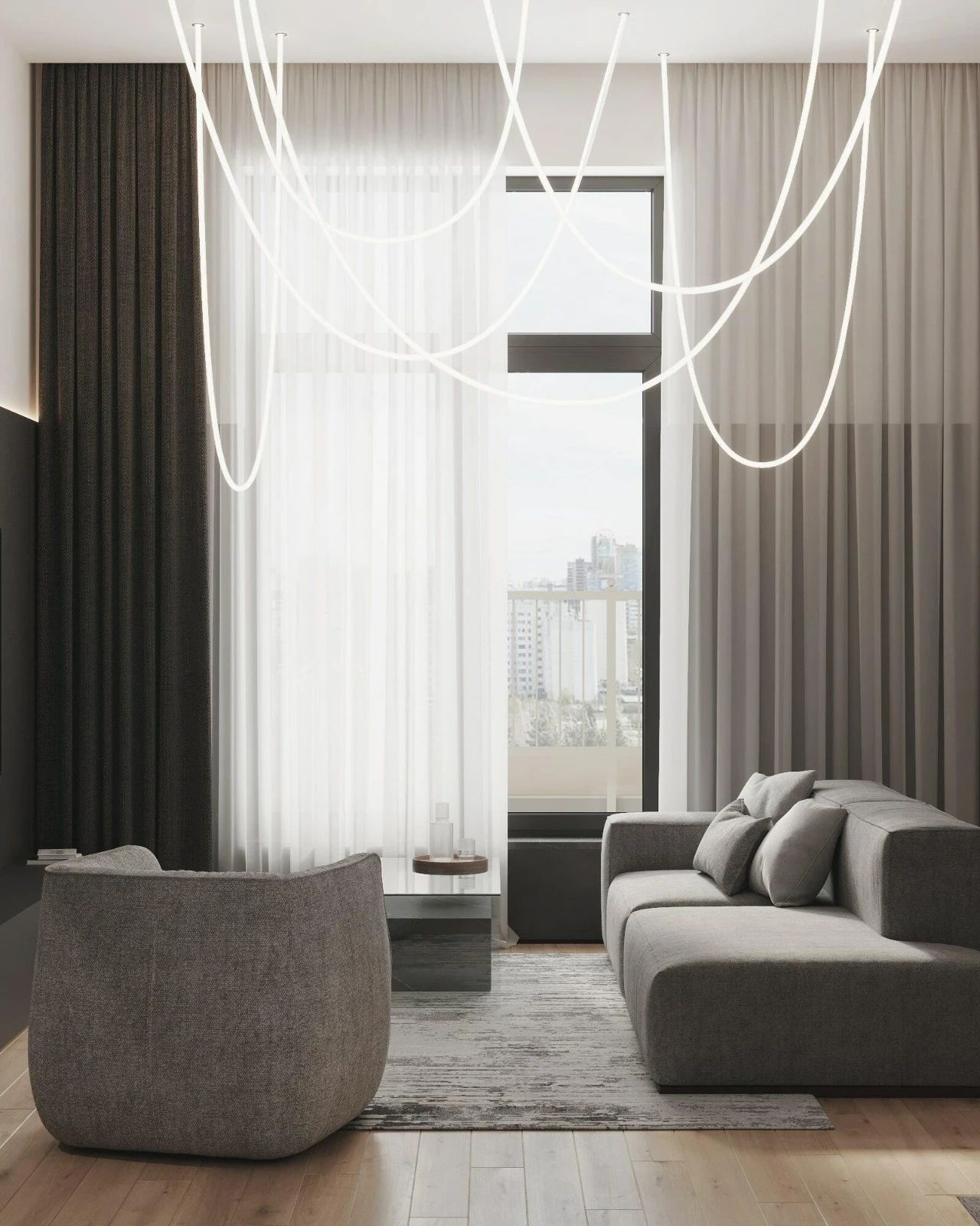 95㎡现代优雅公寓-37