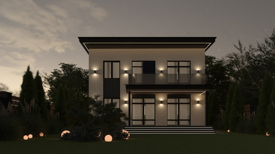 乌克兰基辅地区私人住宅室内设计项目-19