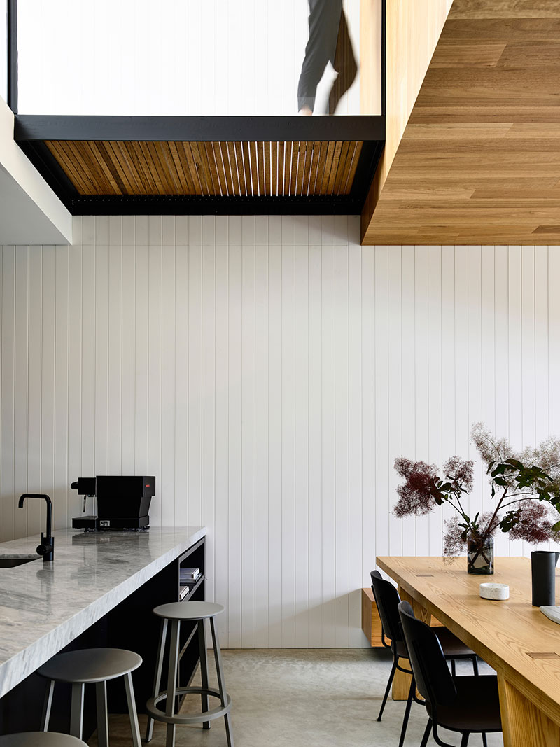 墨尔本现代小屋 | inner garden 与屋顶露台打造宜居空间-6