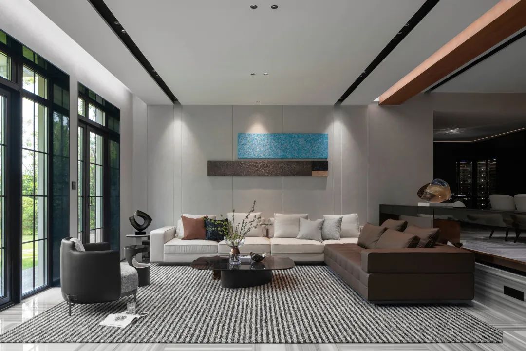 成都牧马山蔚蓝卡地亚别墅丨中国成都丨上海胤尊原创空间设计-8