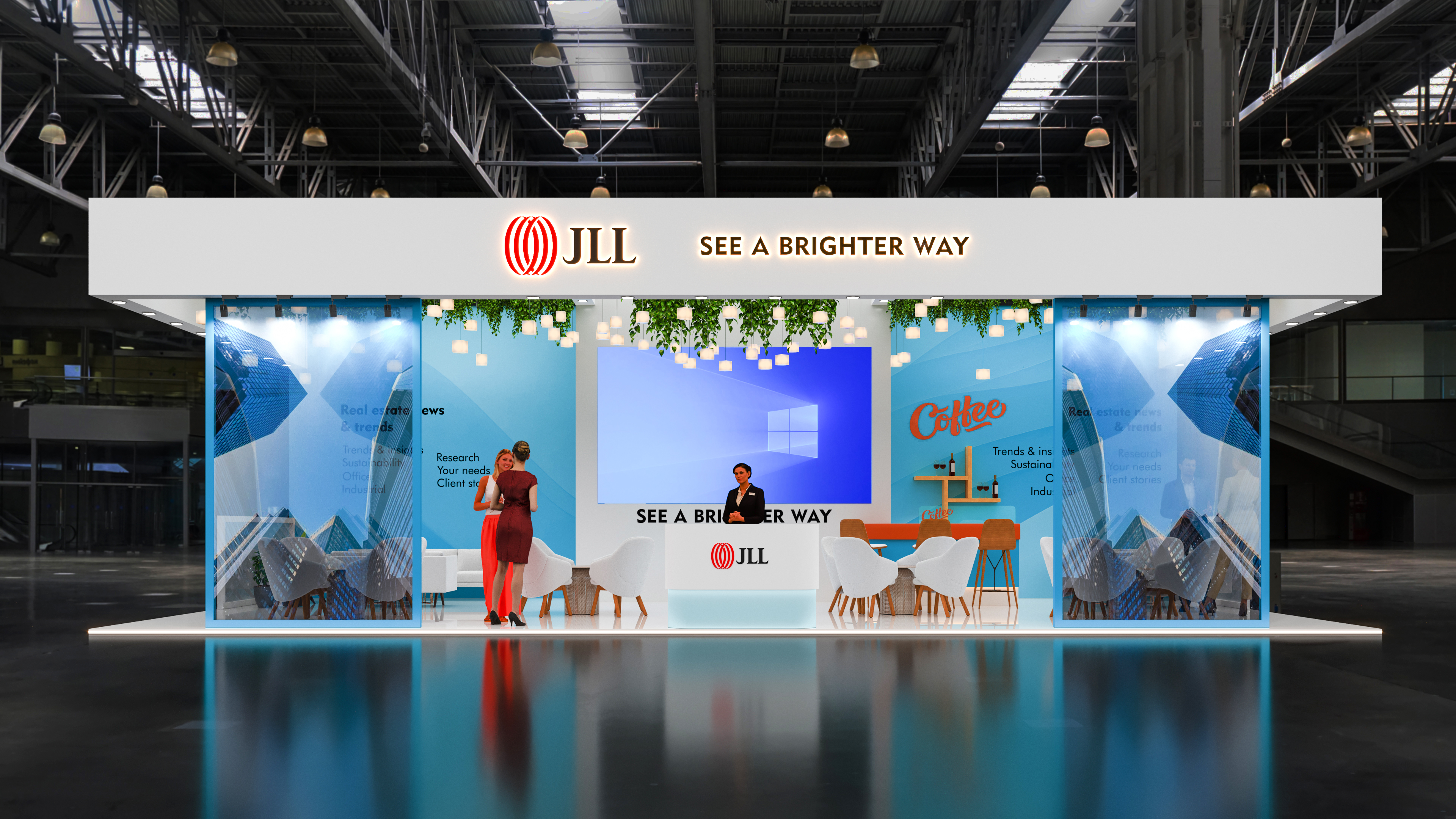 JLL 展位设计·“看见更光明的道路”-16