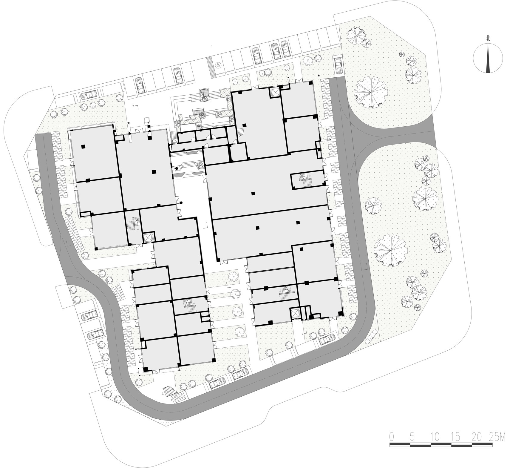 西安万科理想城北区小镇中心·池岛丨中国西安丨成都九十建筑设计有限公司-77