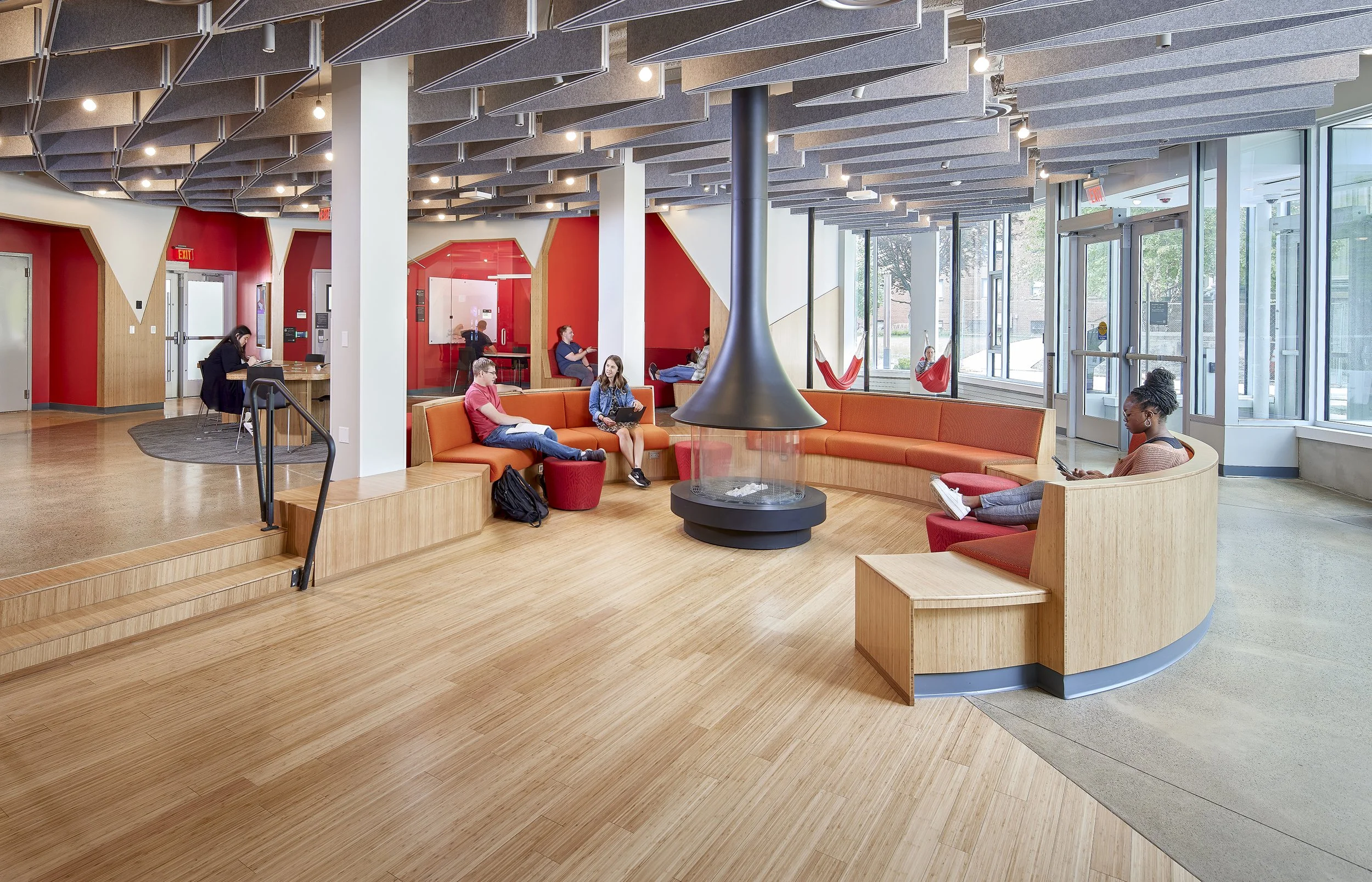 卡内基梅隆大学第五大道与克莱德楼及社区共享空间丨美国匹兹堡丨LTL Architects-20