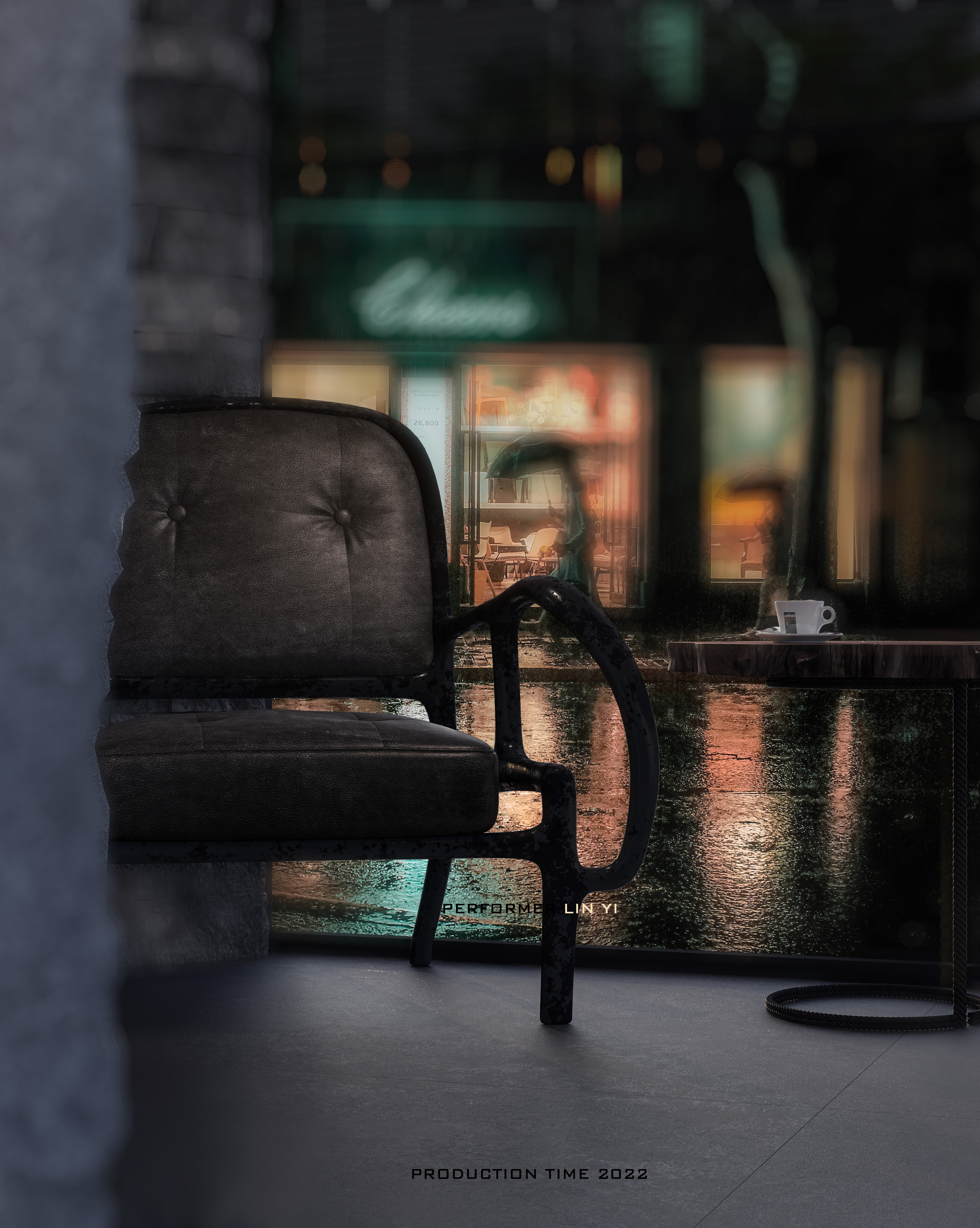 最新渲染案例-猫咖-12