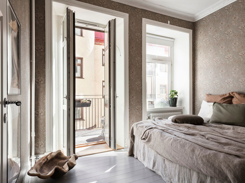 斯德哥尔摩 73 平米全白客厅不锈钢厨房公寓-22