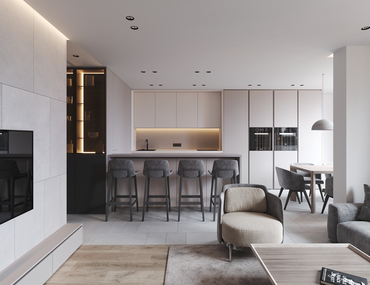 乌克兰99㎡单身男子公寓-6