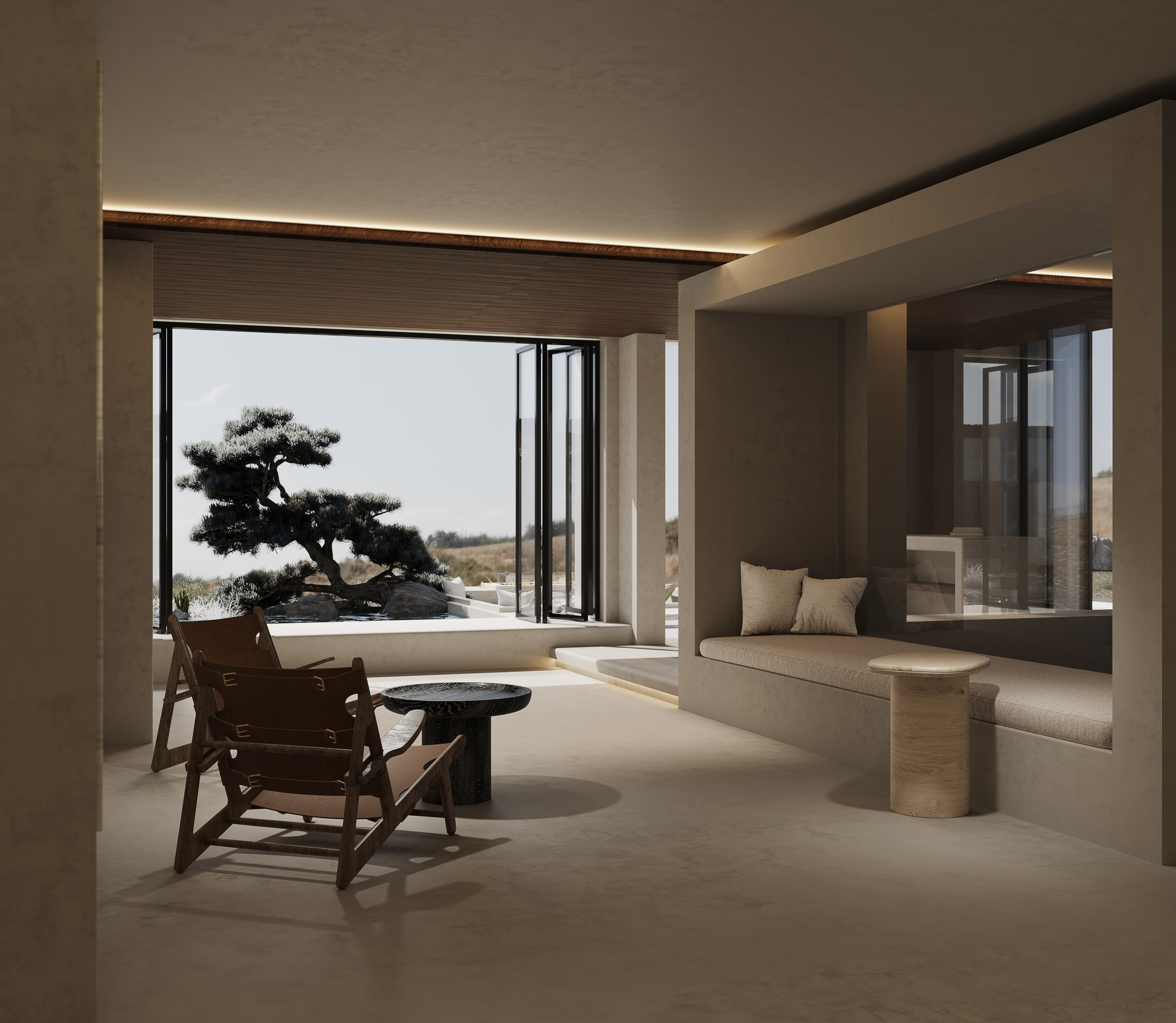 绘感视觉设计——诧寂风名宿空间设计案例-18