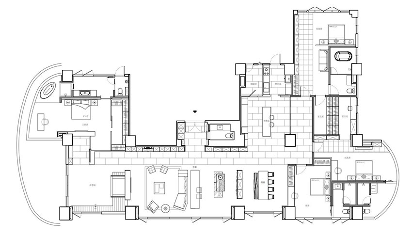 高雄复古阁楼风住宅 演绎英式优雅与工业韵味-2