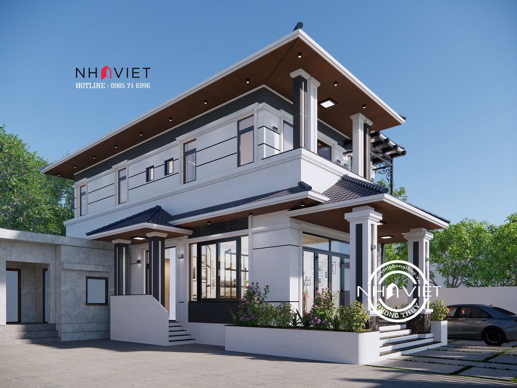 2层8米宽日式屋顶别墅设计方案-8