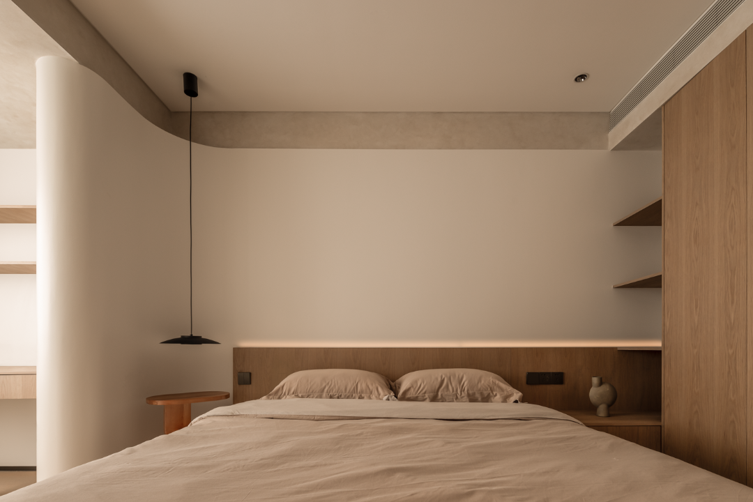 焦糖栗子色的治愈之家 · 秋日原木风设计丨如一建筑设计-77