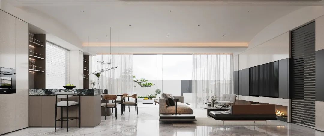 湖州·大华锦澜府现代风排屋设计丨中国湖州丨龙庭设计-14