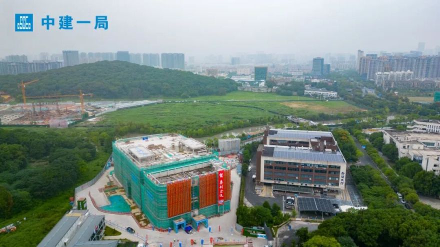 左强出席杭州零磁科学谷启动区项目主体结构封顶仪式-55