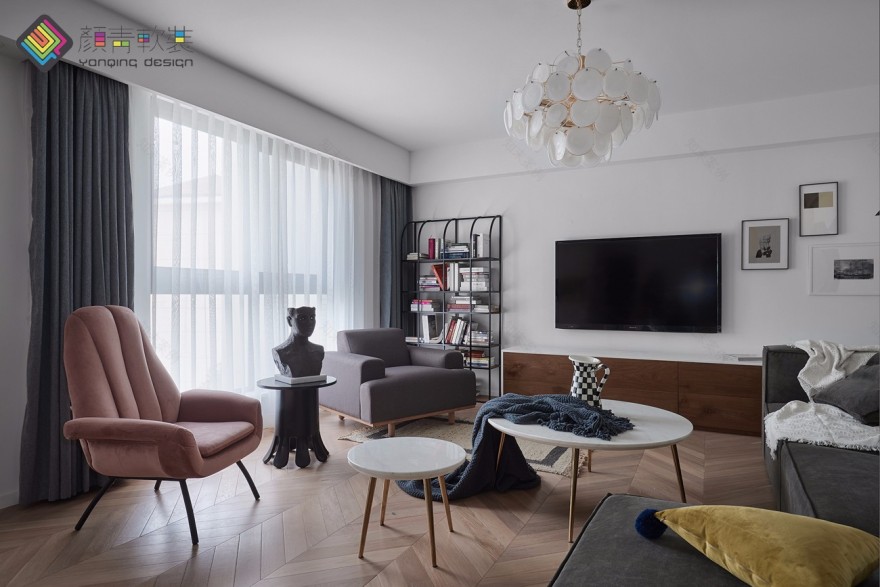 小森林——145㎡混搭风住宅 辰佑设计-颜青软装-2
