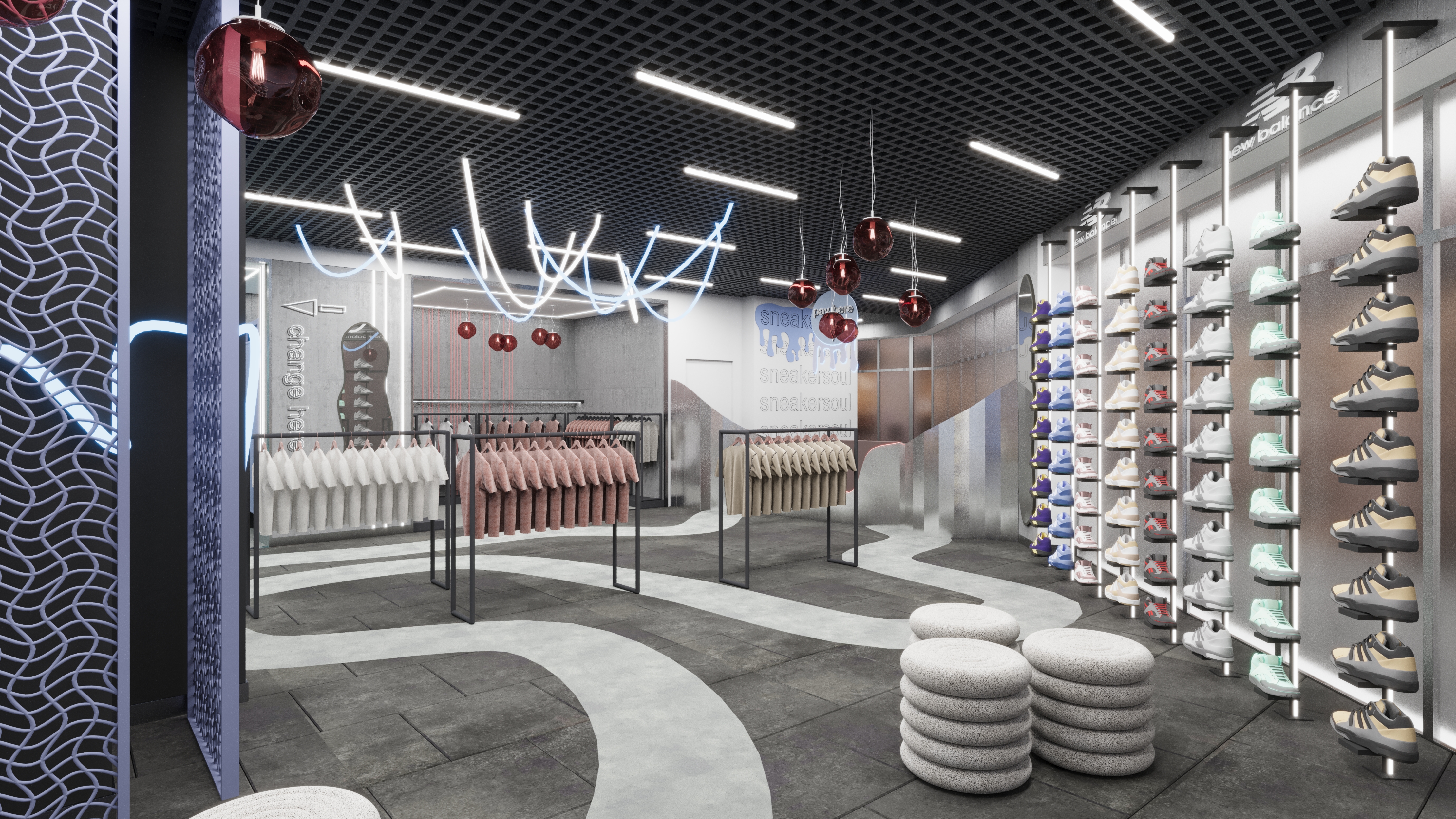 SNEAKERSOUL 运动鞋店室内设计丨波兰弗罗茨瓦夫-9