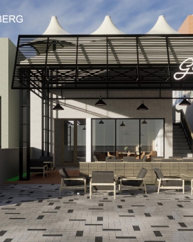 Exterior Design of Gloria Jeans | Coffee Place