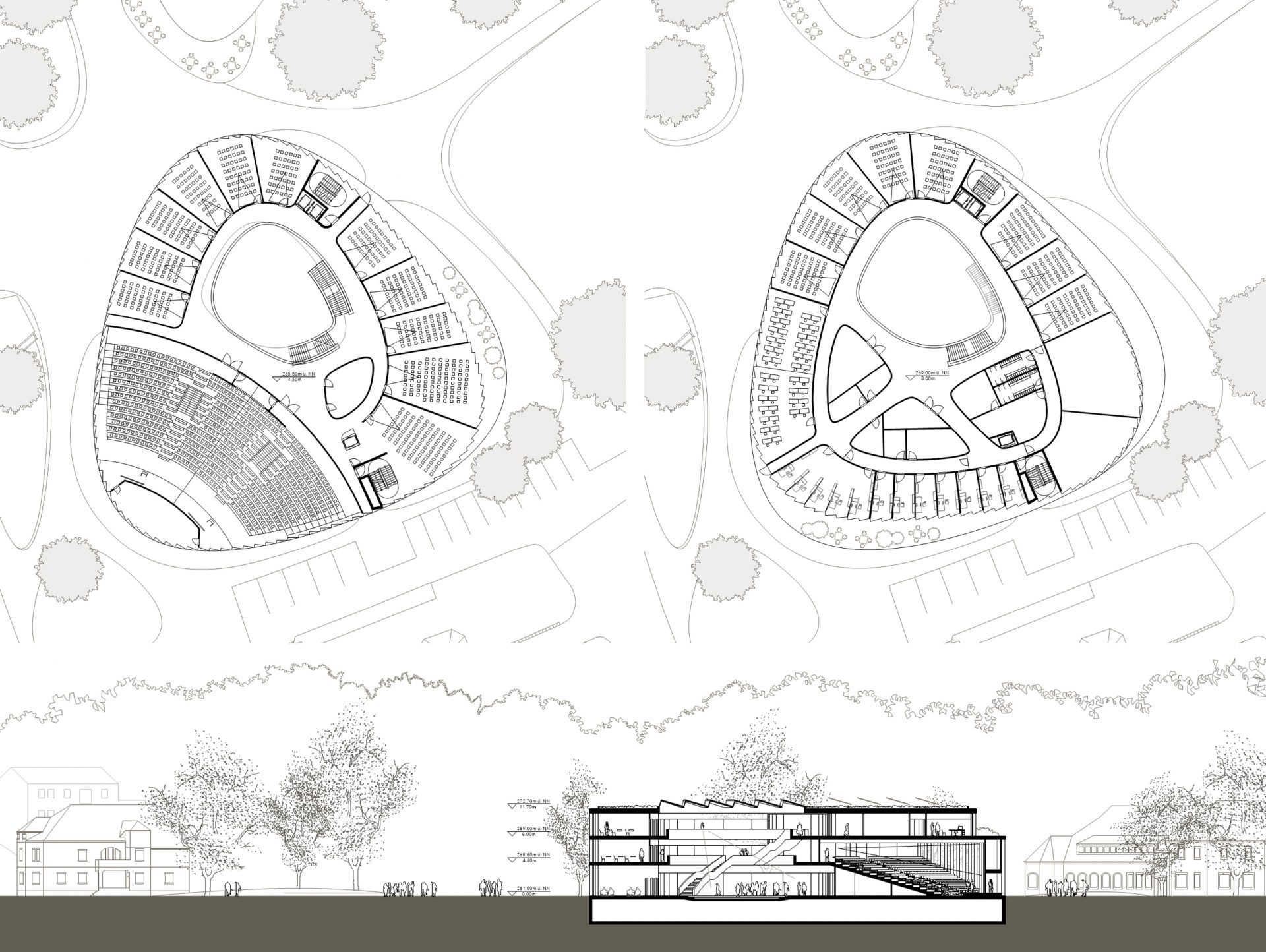 Hörsaalkomplex UKS Homburg 2010 Hochschulneubau-4