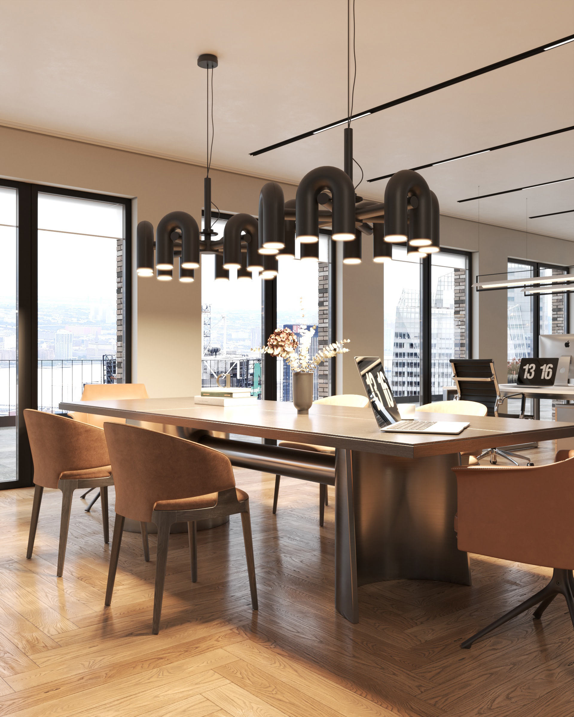 纽约开放式办公空间丨美国纽约丨Olha Shatkovska-9