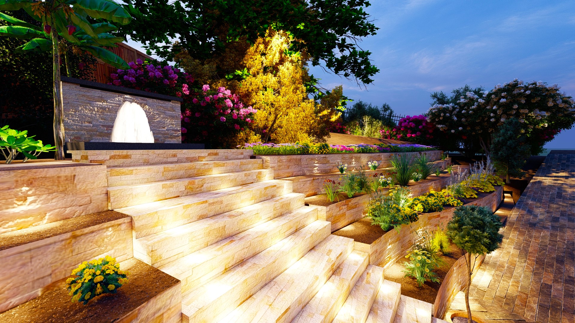 Slope Landscape design project-6