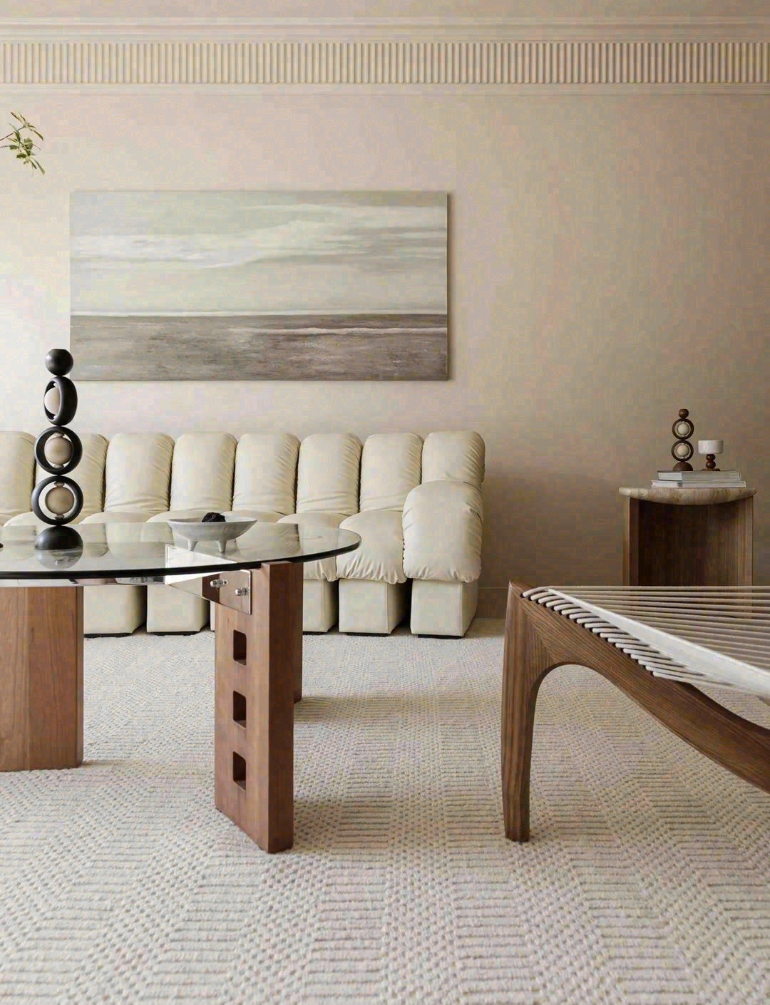 奶油风三居室改造丨中国北京丨七巧天工设计-35