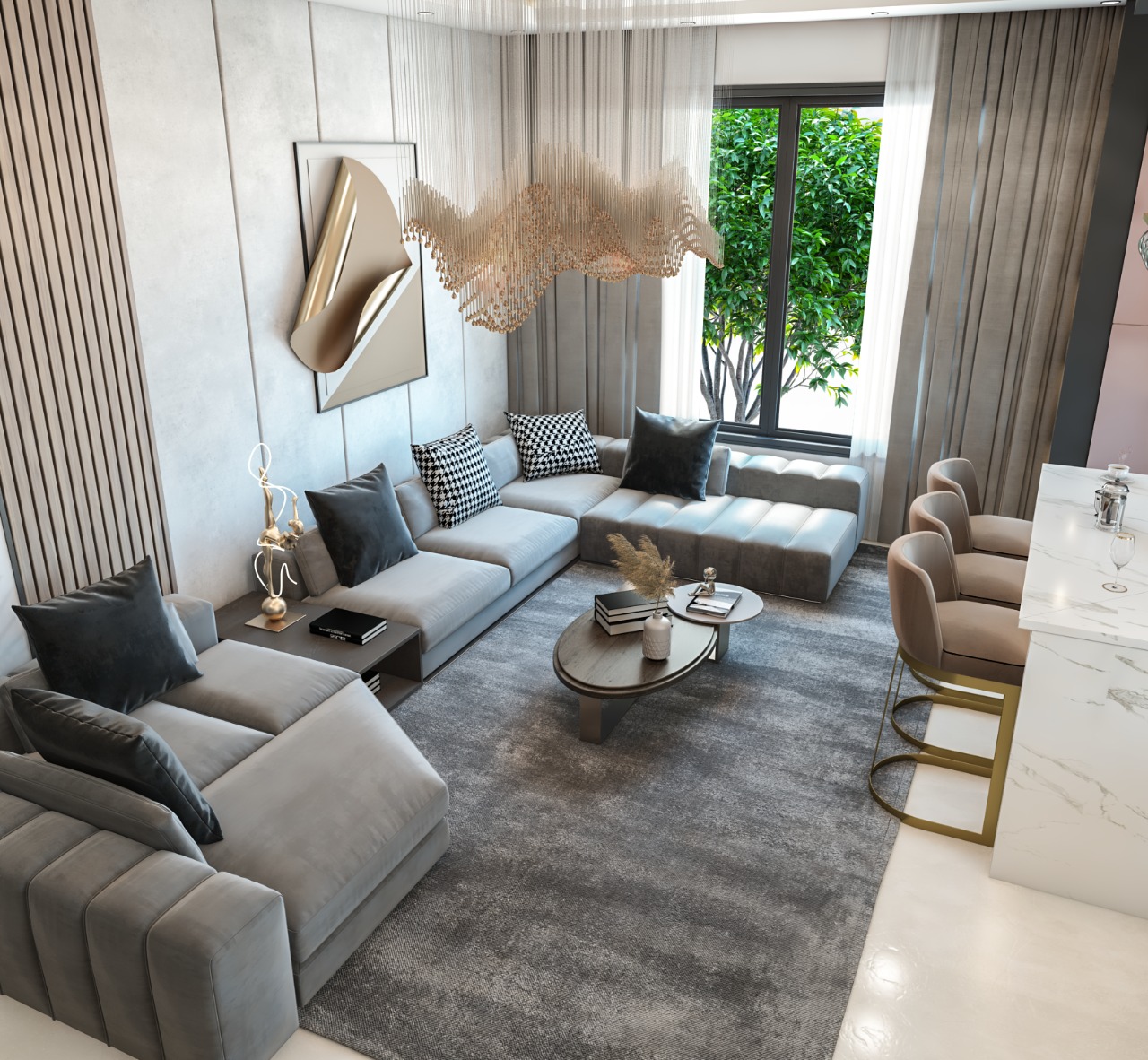 Bayan's Home Design  室内设计丨约旦安曼-16