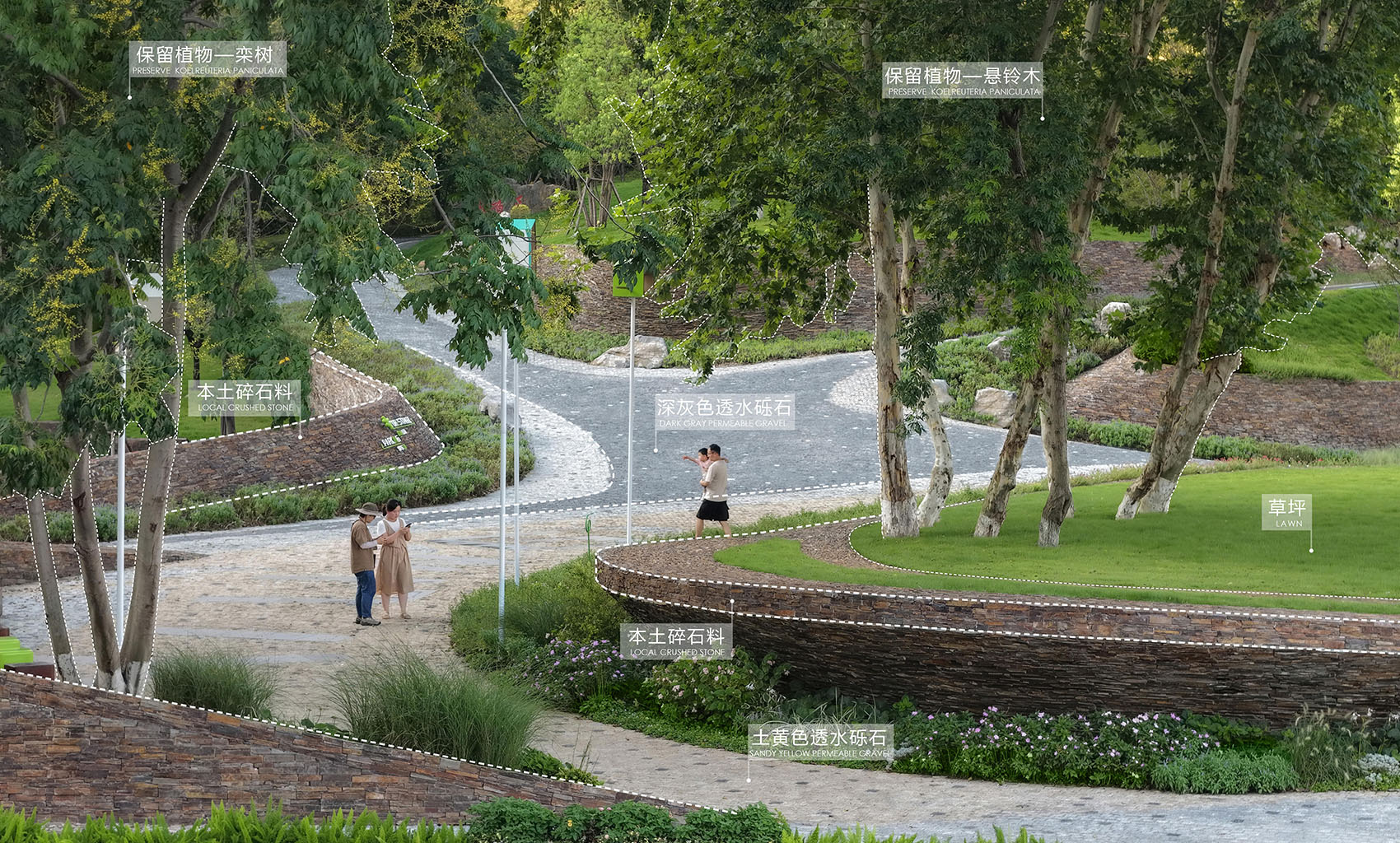 小溪塔森林公园丨中国宜昌丨HID翰地景观-105