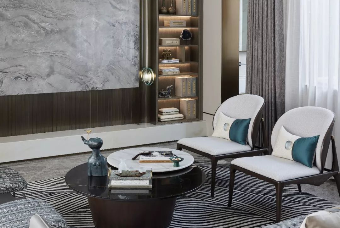 绍兴诸暨 430㎡现代东方气质合院样板房-14