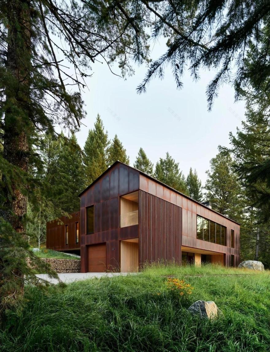 Caju | CLB Architects 美国杰克逊霍尔山度假村脚下的度假屋-13