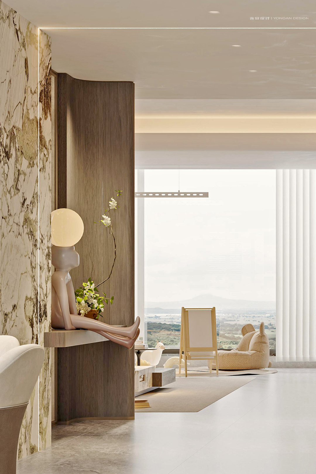 永安新作丨天健天骄266㎡轻奢的格调里，藏不住的童趣-9