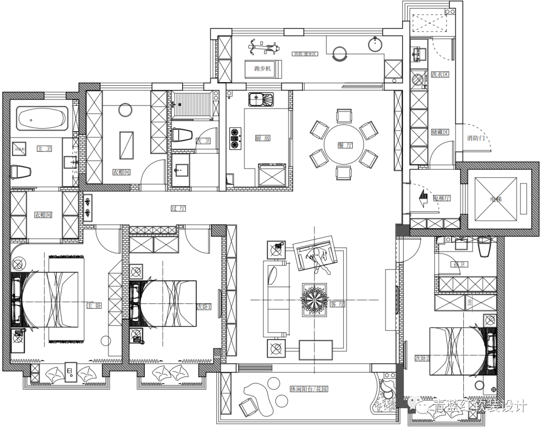 海晏府 180M² 现代极简风私宅丨硬装设计,王燕君,软装设计,红设计软装-41