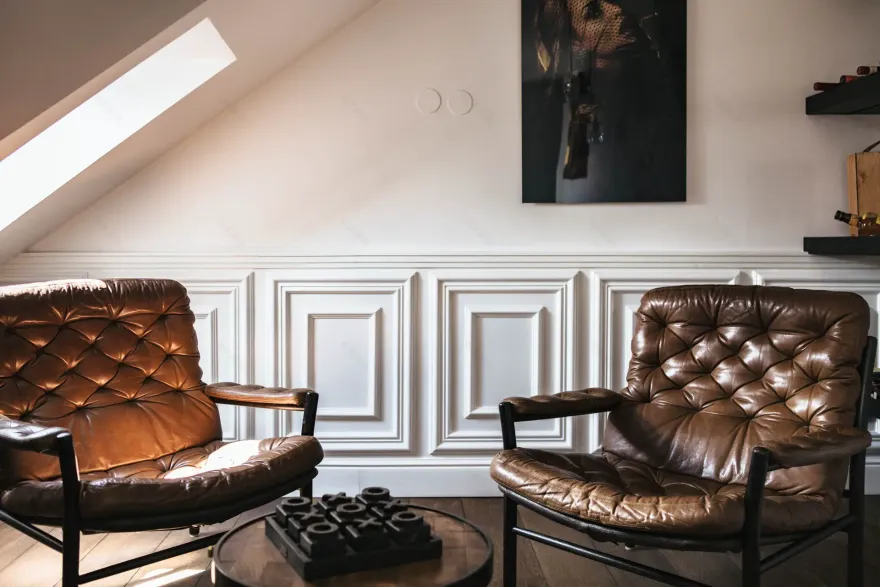 "瑞典斯德哥尔摩复式公寓,打造家庭办公一体化的舒适空间"-6