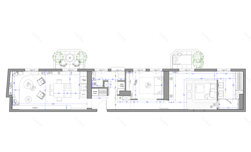 色彩斑斓的巴黎小公寓改造 | 空间与功能的完美融合-23