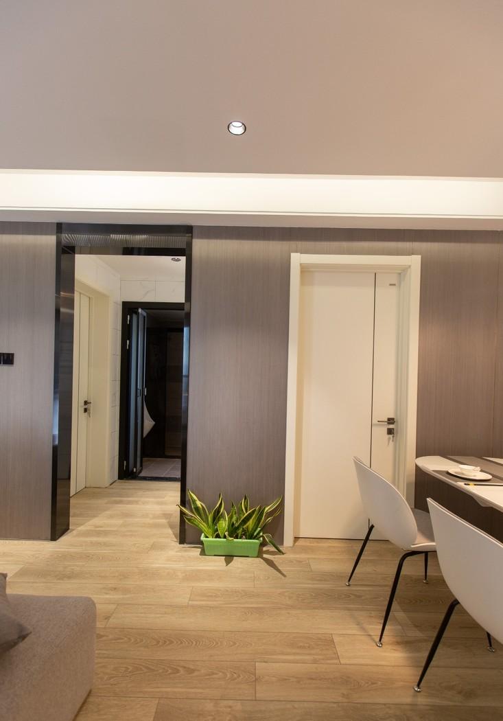 原木灰的现代艺术之家-11