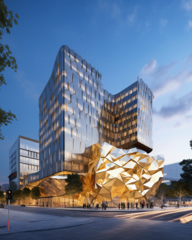 Commercial and office Building by VHLArchitects