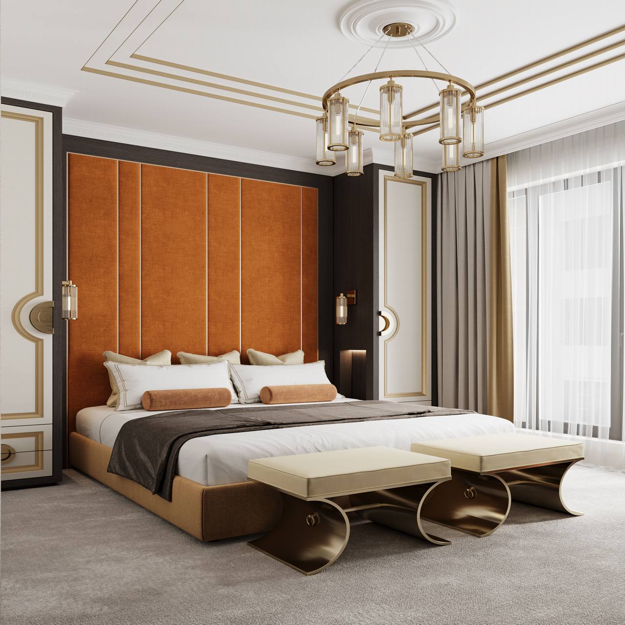 金色和白色搭配出高级感 | DE＆DE-22