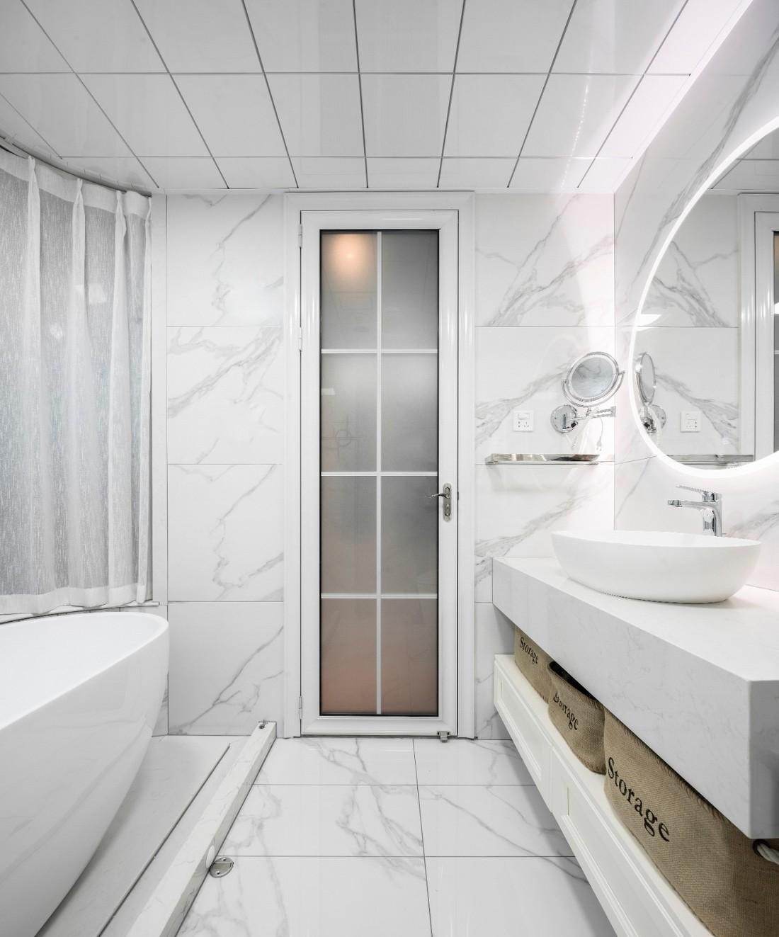 上海谷辰设计丨平层丨【阳光盒子】清爽美式里的优雅慢生活-40