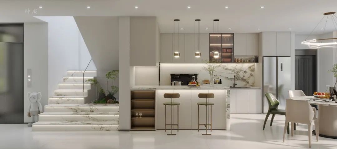 广州坤尚设计 450㎡现代风格豪宅丨中国广州-16