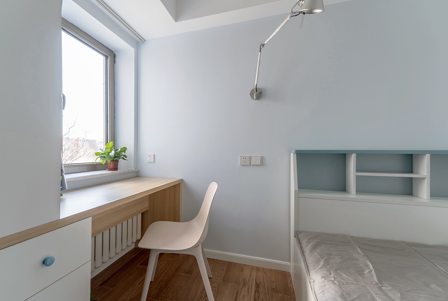 「久栖设计」两居改三居轻松满足三代人，还能多出个洗衣间-12