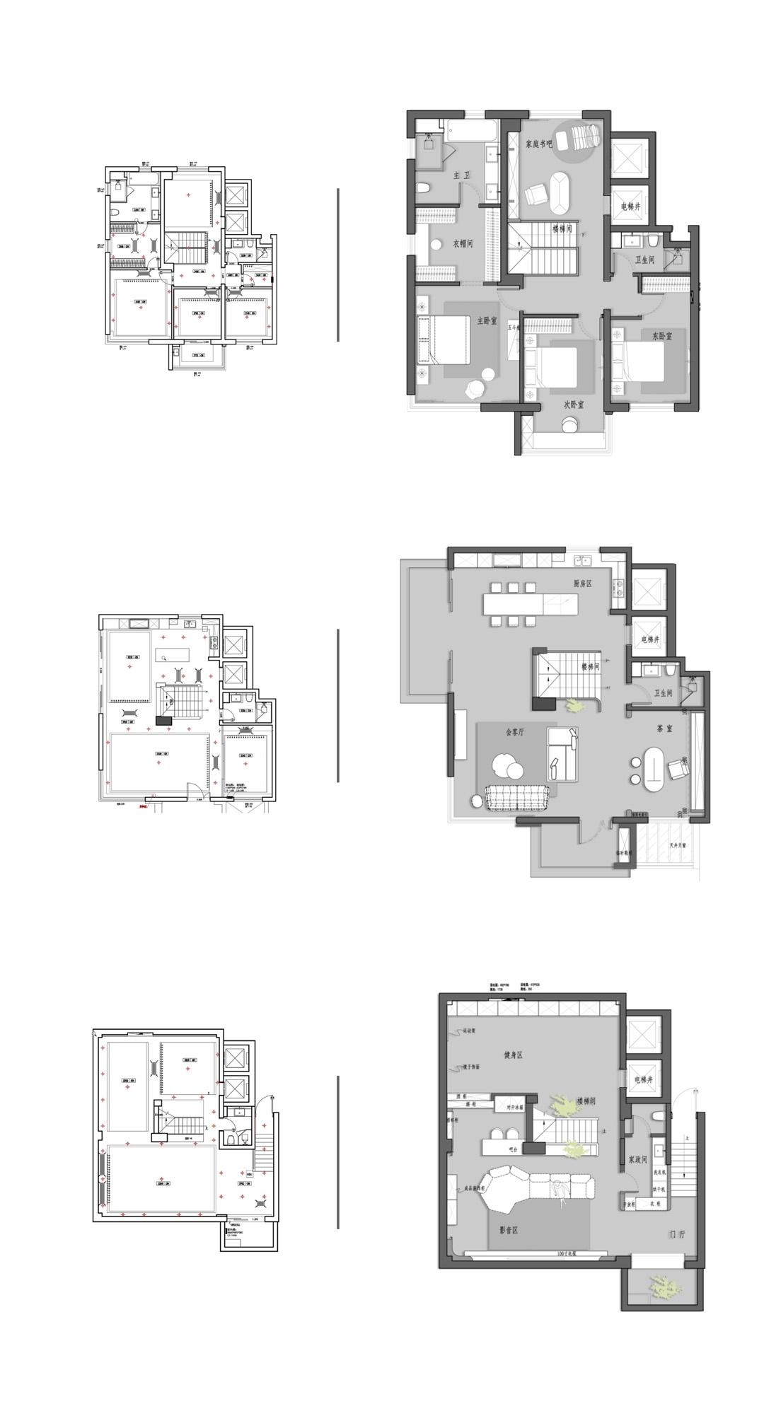 南京仁恒江湾世纪 300㎡住宅设计丨中国南京丨莲空间设计-4