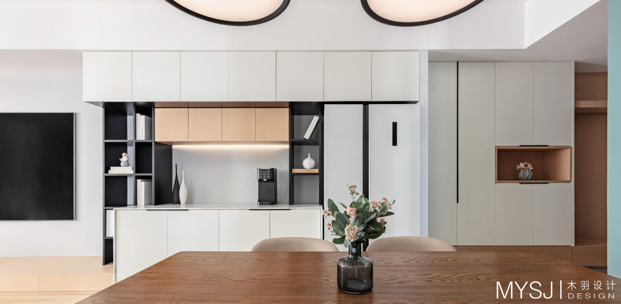 武汉木羽设计 | 140 平现代简约婚房，实现多功能需求-19