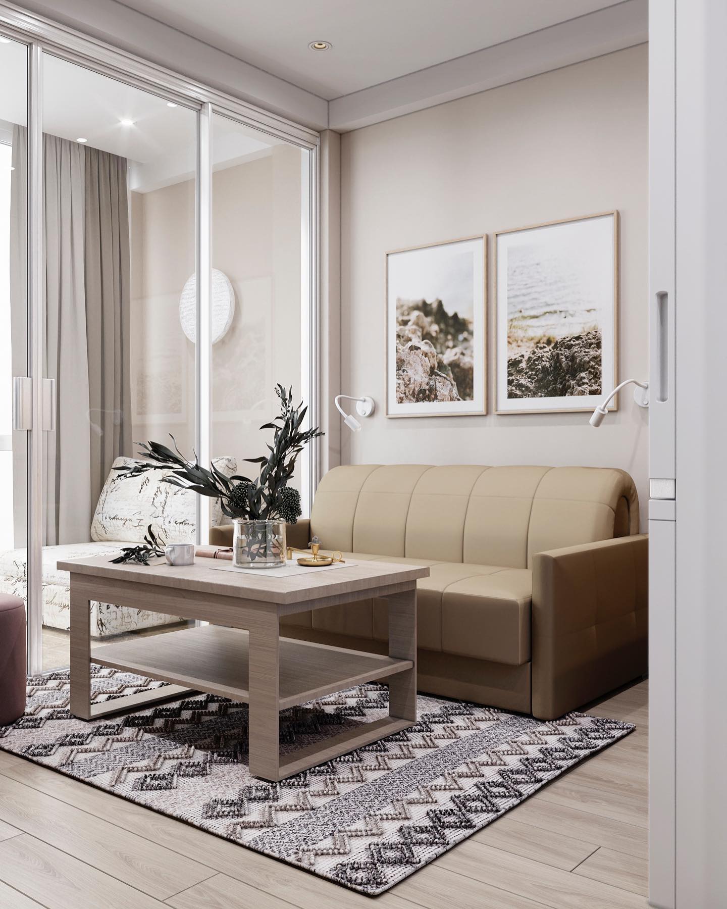 厨房  卧室一体化设计-28