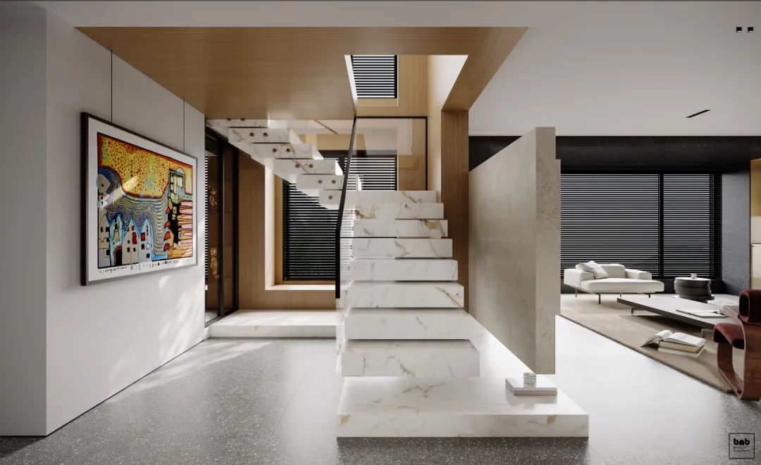 顶层住宅设计丨本白设计-31