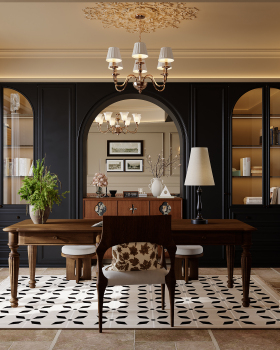 白龙马效果图-复古