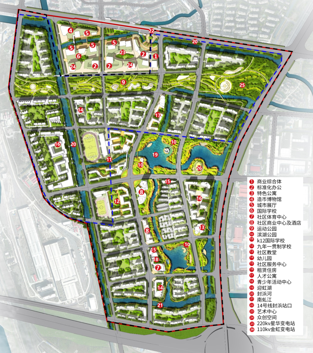 创新国际化生态社区丨华建集团华东院原创中标北虹桥城中村项目封浜片区规划设计总控服务-22