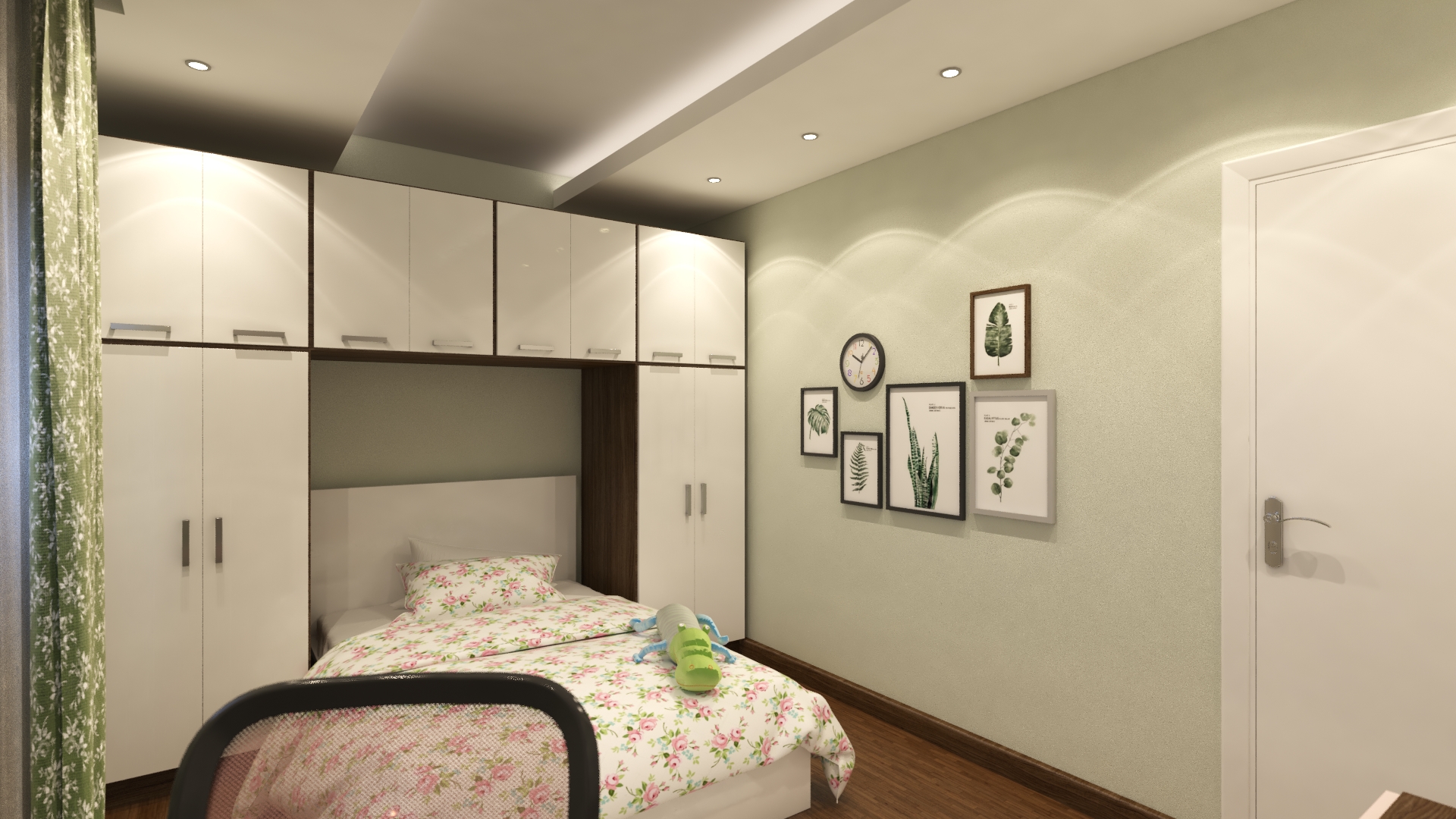 A modern colorful apartment-16